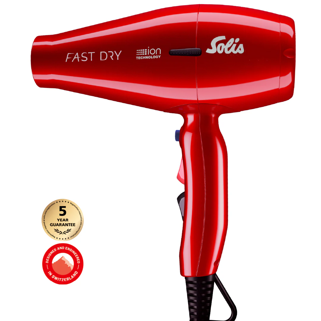 Solis Fast Dry Haardroger Rood - Image 4